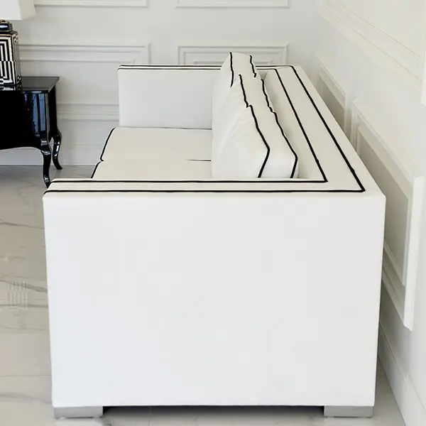 Luksusowa sofa rozkładana 3 osobowa klasyczna aksamitna kanapa BIANKA