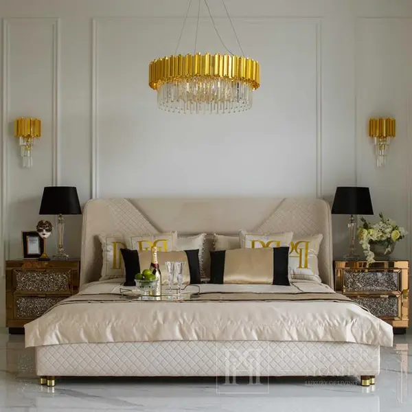 Stylowa duża narzuta na łóżko do sypialni wysokiej jakości