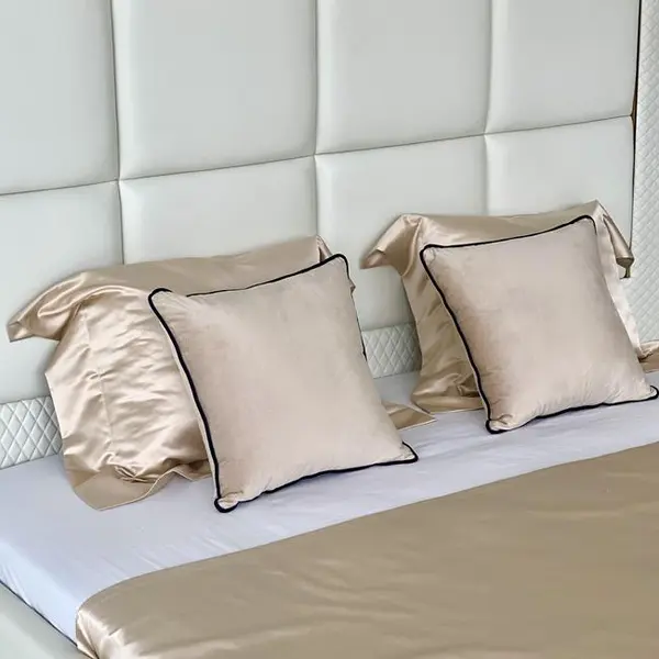 A stylish pillow with a diamond pattern for the living room, bedroom