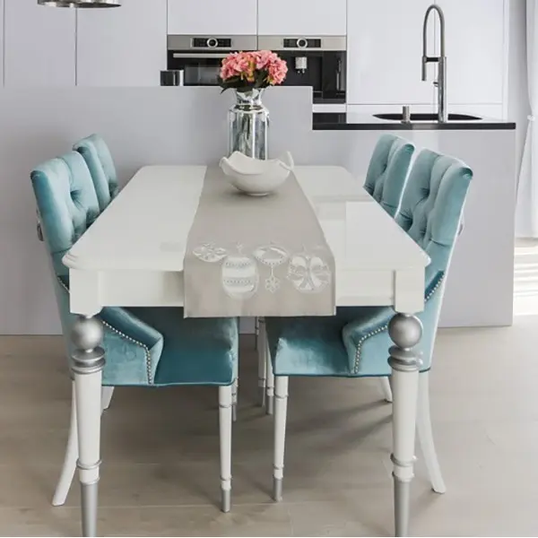 Glamour chair PRINCE with knocker for dining room New York modern 