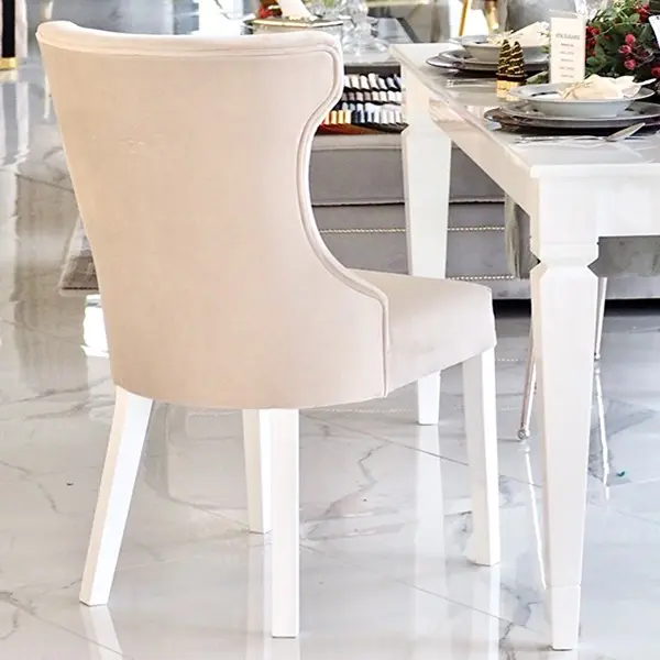 Glamor upholstered chair, quilted GRETA