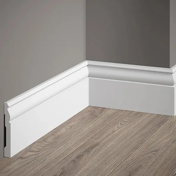 White skirting board 9.4 cm 200 cm