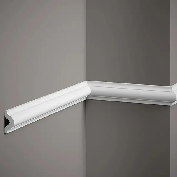 White decorative frame wall strip  4,1 cm 200 cm