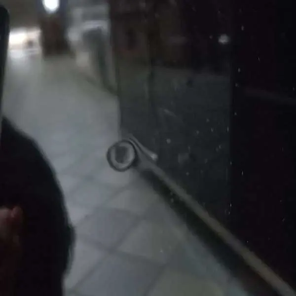 A glamor lacquered wooden chest of drawers with steel legs, black modern Lorenzo L Silver OUTLET