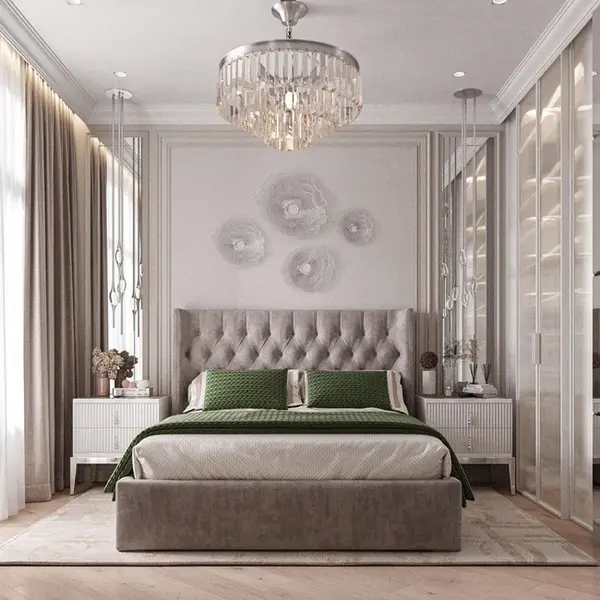 Crystal Plafonds GLAMOUR SILVER