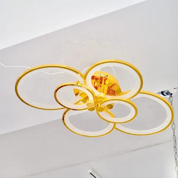 Modern LED ceiling lamp Art Deco Modern gold for the living room of the bedroom CERCHIO