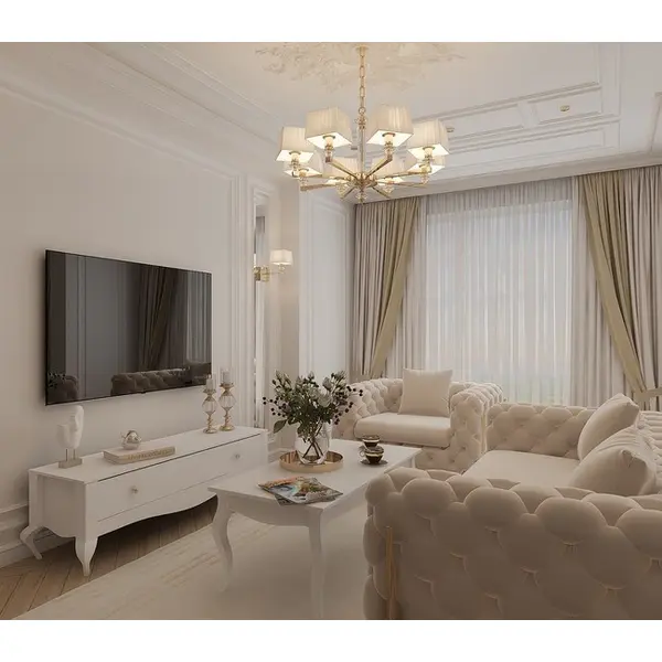 Luksusowy fotel pikowany do salonu nowoczesny glamour złoty DIVA