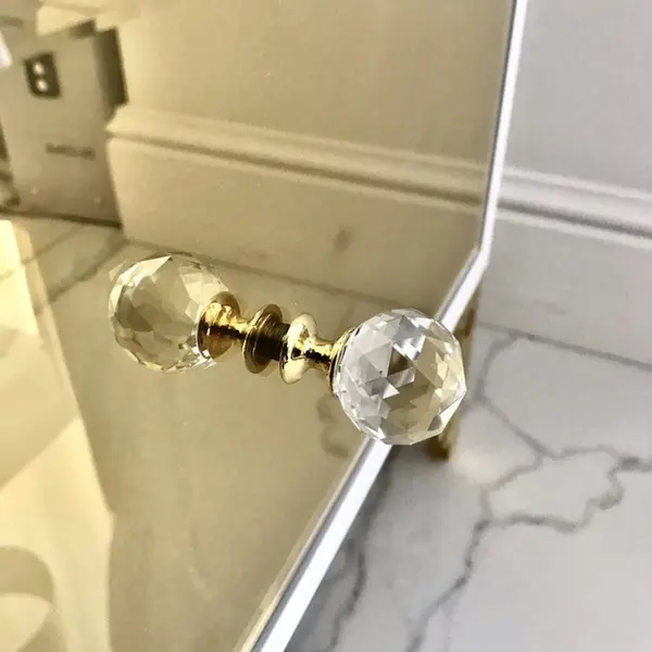 Luxurious wooden chest of drawers, for the living room, for the bedroom, glamor, wooden, varnished gold VENICE