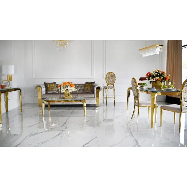 Exclusive dining chair, modern, glamor, beige, gold MEDUSA