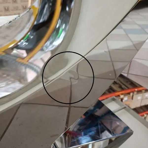 Stół glamour ekskluzywny do jadalni, nowoczesny, designerski, szklany blat, srebrny ART DECO II OUTLET