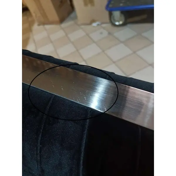 Sofa glamour czarna srebrna nowoczesna 3 osobowa MADONNA