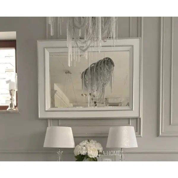 New York style glamour silver PRINCESSA decorative mirror OUTLET