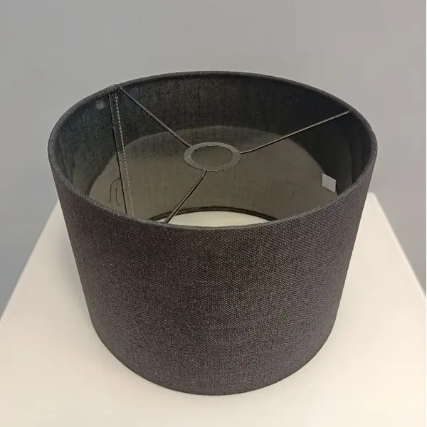 Abażur nowojorski cylinder czarny 30cm