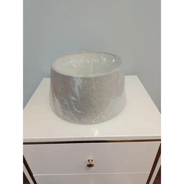 Light gray braided lampshade for the OS45 table lamp