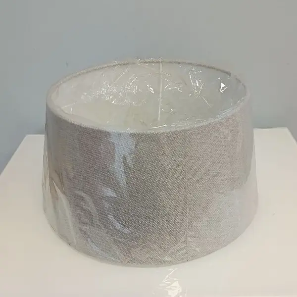 Light gray braided lampshade for the OS45 table lamp