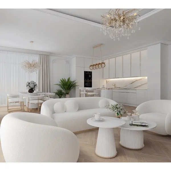 Krzesło beżowe na złotych nogach, designerskie do jadalni, toaletki MARCO