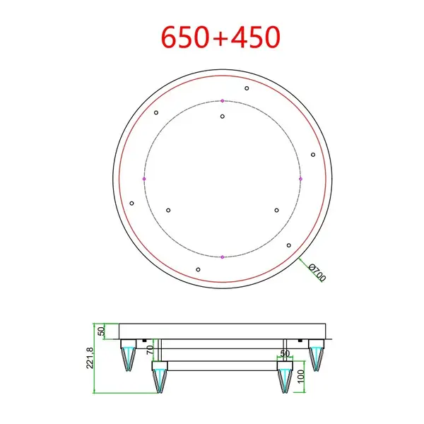 Plafon kryształowy złoty, lampa sufitowa glamour nowoczesna BELLINI