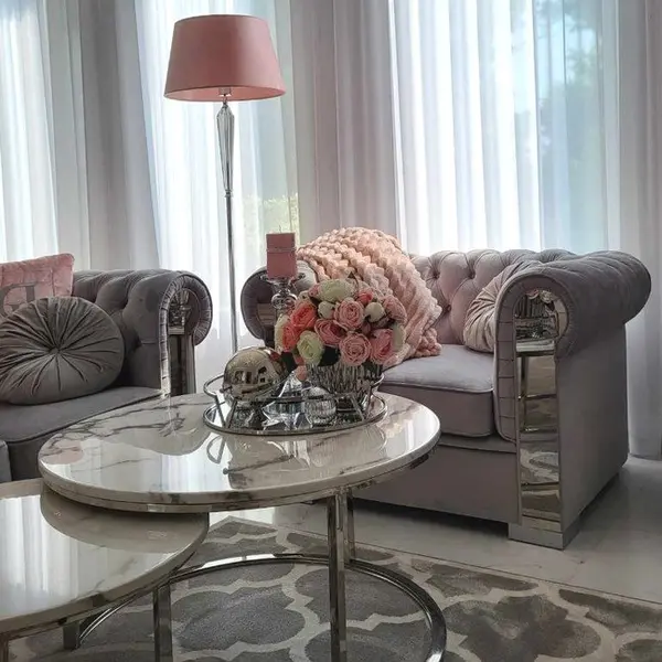 Fotel glamour do salonu chesterfield pikowany nowoczesny AVIATOR