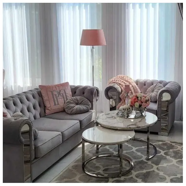 Fotel glamour do salonu chesterfield pikowany nowoczesny AVIATOR