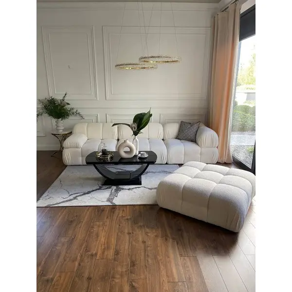 Stolik kawowy elegancki czarny wysoki połysk DAISY