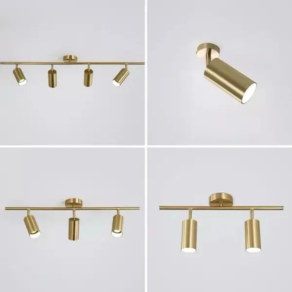 Glamorous, gold, ceiling lamp, designer, exclusive, three light points MODERN 3