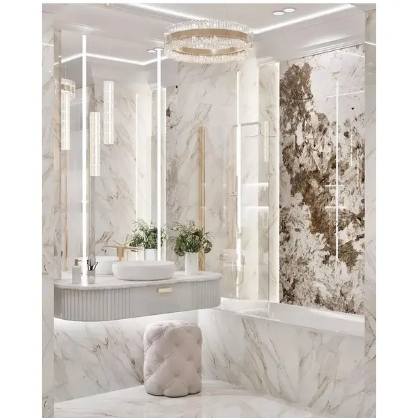 Żyrandol kryształowy BULGARI glamour, złoty, designerski, ekskluzywny w stylu nowoczesnym, lampa wisząca okrągła