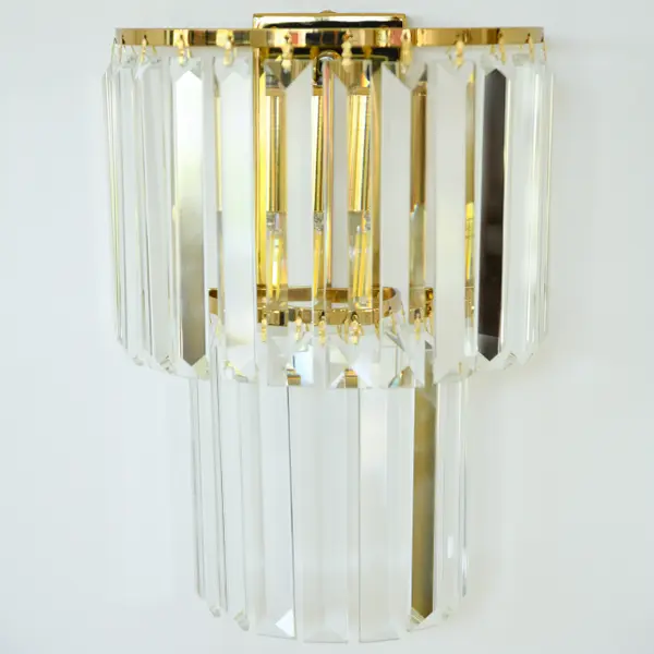 Kinkiet glamour kryształowy nowoczesny lampa ścienna złoty GLAMOUR XS