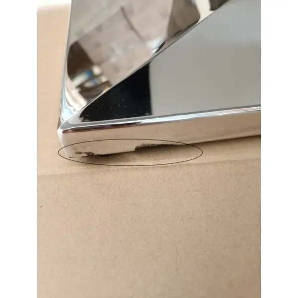 ART DECO modern gold living room coffee table with white marble top [CLONE]