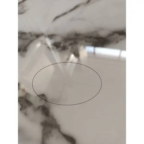 ART DECO modern gold living room coffee table with white marble top [CLONE]