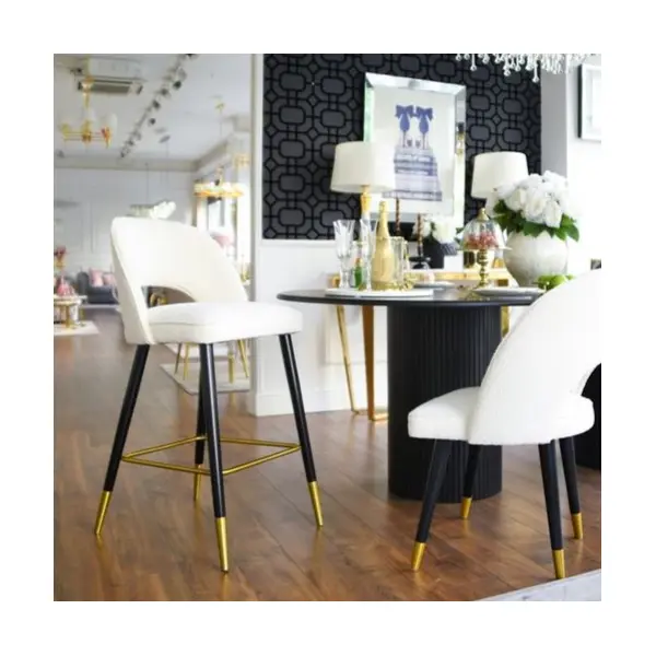 Hoker glamour, nowoczesny, tapicerowany, do wyspy CARDINALE