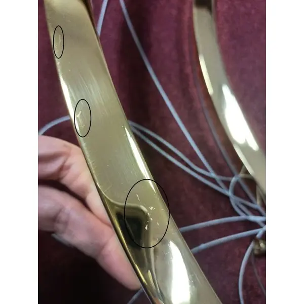 GALASSIA round, glossy, adjustable, modern, loft, gold, LED lamp, OUTLET