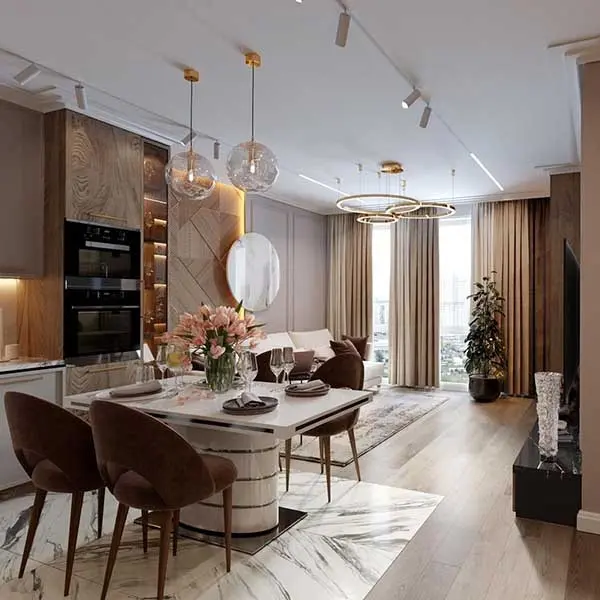 GALASSIA round, glossy, adjustable, modern, loft, gold, LED lamp, OUTLET