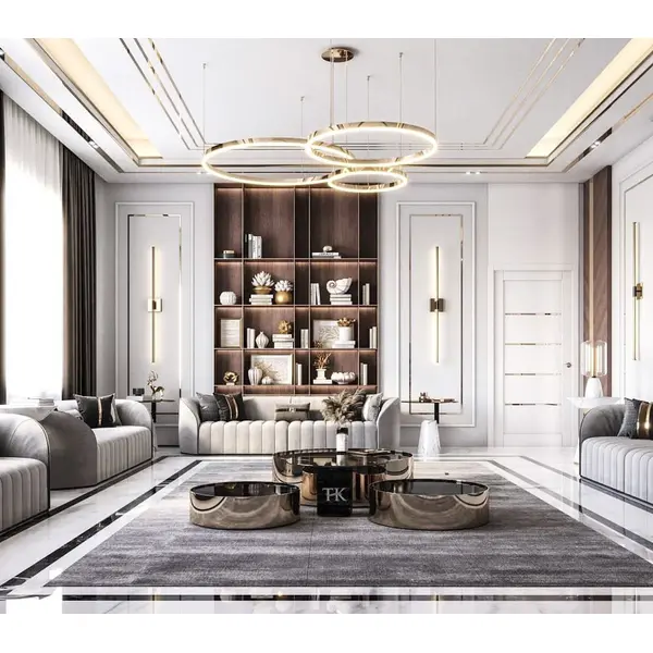 GALASSIA round, glossy, adjustable, modern, loft, gold, LED lamp, OUTLET