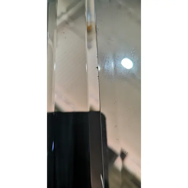 Lustro geometryczne RARE SILVER glamour w srebrnej ramie, 80x100 OUTLET