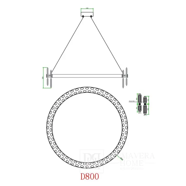 Żyrandol kryształowy BULGARI glamour, złoty, designerski, ekskluzywny w stylu nowoczesnym, lampa wisząca okrągła