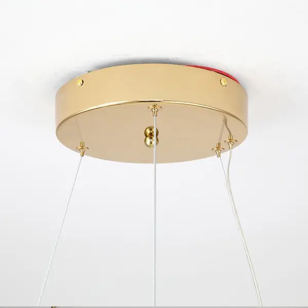 Żyrandol kryształowy złoty nowoczesny glamour LILIBET M