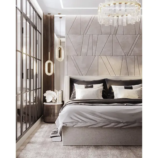 Żyrandol nowoczesny, lampa wisząca glamour, złota, designerska, ekskluzywny podwójny zwis VALO DOUBLE