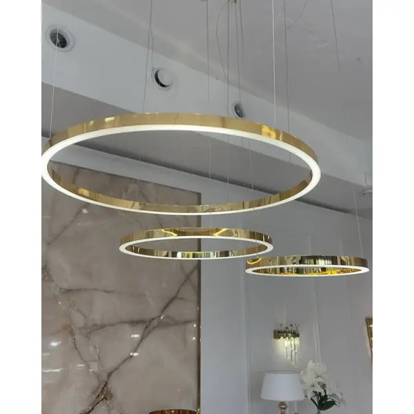 GALASSIA round, glossy, adjustable, modern, loft, gold, LED lamp, OUTLET