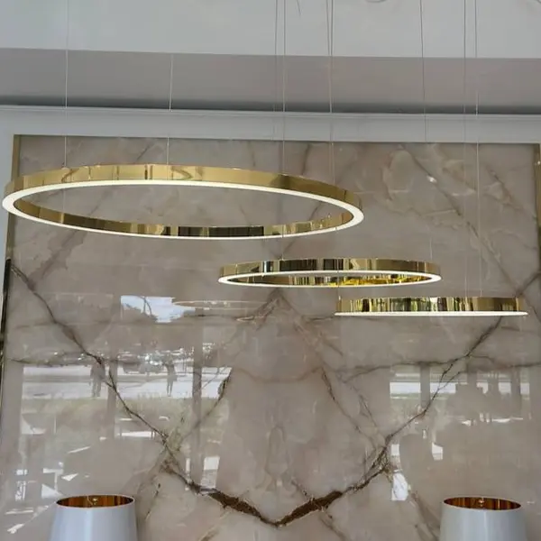 GALASSIA round, glossy, adjustable, modern, loft, gold, LED lamp, OUTLET