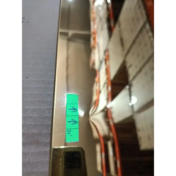 Glamour dining room table gold steel white top ART DECO OUTLET