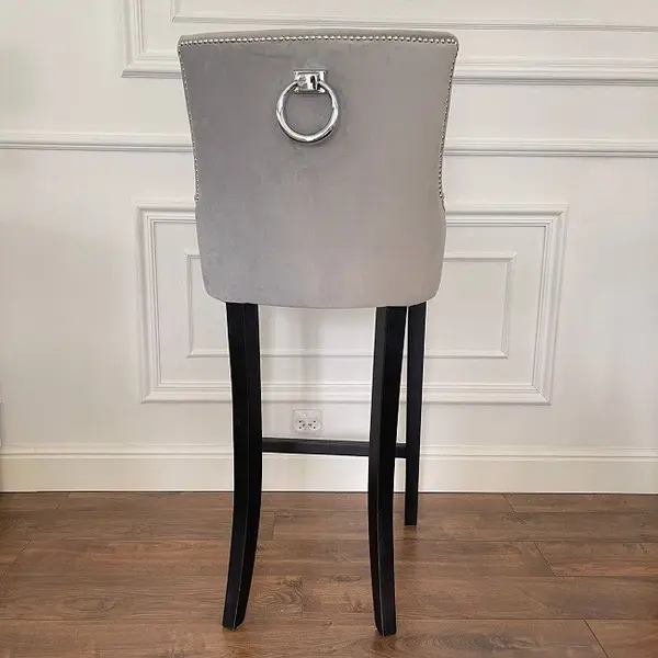 Hoker glamour tapicerowany pikowany barowy nowoczesny do jadalni TIFFANY OUTLET