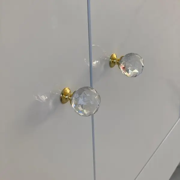 Luksusowa biała komoda lakierowana glamour ELENA OUTLET