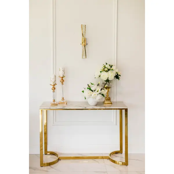 Kinkiet kryształowy złoty nowoczesny, designerska lampa ścienna glamour CRYSTAL