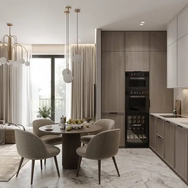 Stół glamour, do jadalni, art deco, drewniany, lakierowany, designerski, biały OVALE 110 cm