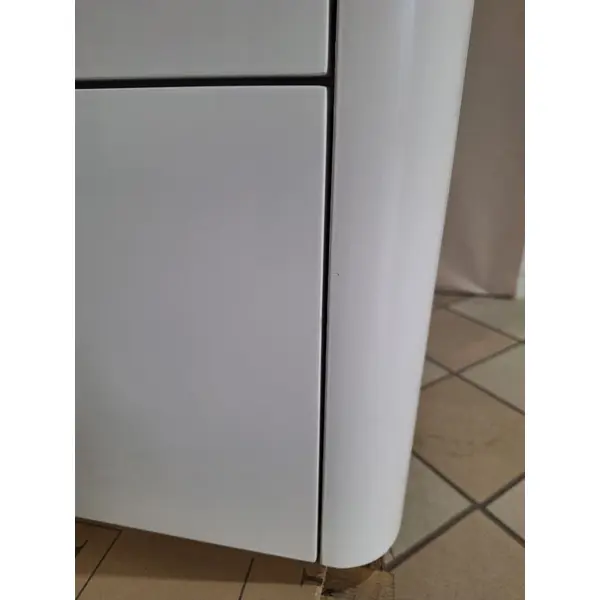 Komoda glamour lakierowana, nowoczesna, designerska, biała złota AVENUE 120cm OUTLET