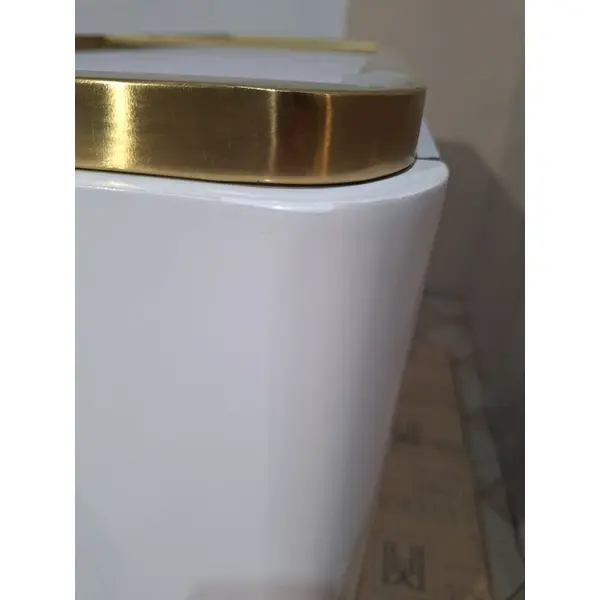 Komoda glamour lakierowana, nowoczesna, designerska, biała złota AVENUE 120cm OUTLET