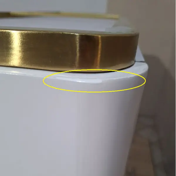 Komoda glamour lakierowana, nowoczesna, designerska, biała złota AVENUE 120cm OUTLET