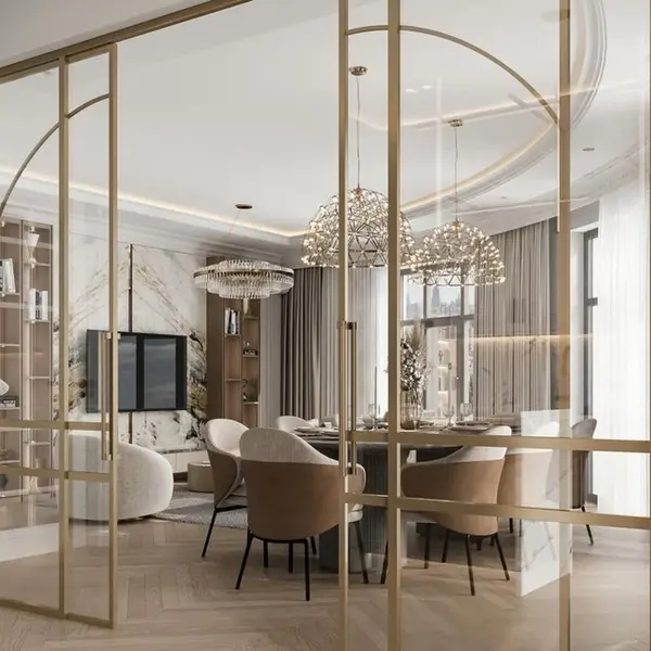 Nowoczesne ekskluzywne krzesło do jadalni na czarnych metalowych nogach LINEA