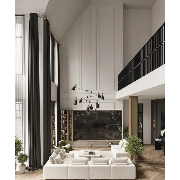 Nowoczesny narożnik modułowy wygodna aksamitna  kanapa w stylu włoskim FIGARO