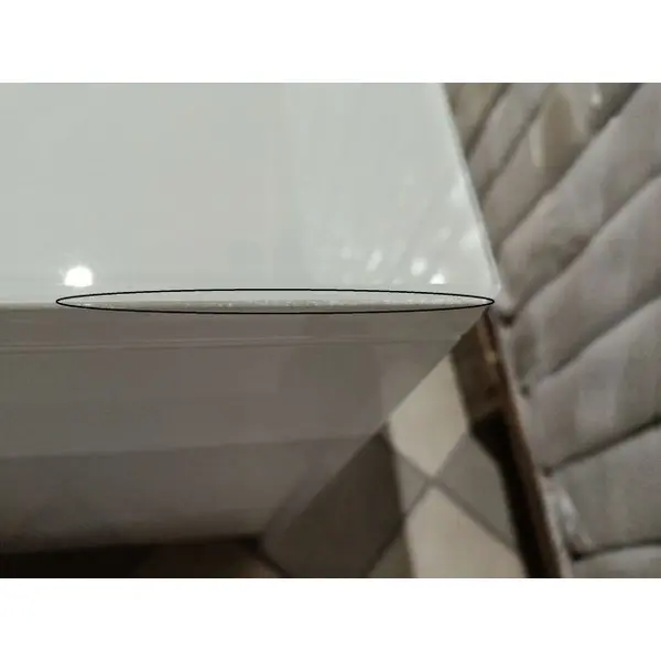 Glamour white gold lacquered bedside cabinet for bedroom Lorenzo S Gold OUTLET